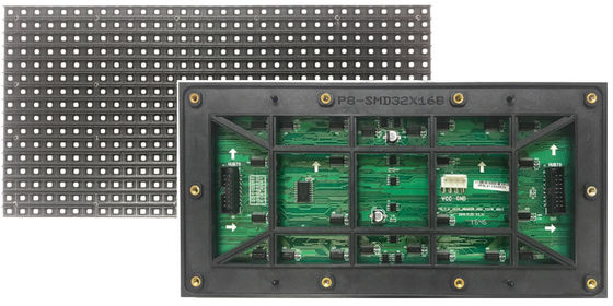 P8 LED Outdoor IP65 ضد آب با دوام SMD LED در فضای باز صفحه نمایش 32 نقطه * 16 نقطه با وضوح بالا کارخانه شنژن