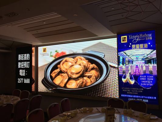 صفحه نمایش ویدئویی LED داخلی P4 با فرکانس 60 هرتز 5 ولت 3.6 آمپر برای مرکز خرید و هتل کارخانه شنژن